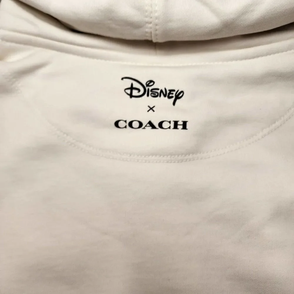 NWT Disney X Coach WOMEN'S Ice Skate Motif Hoodie CL692 S Small